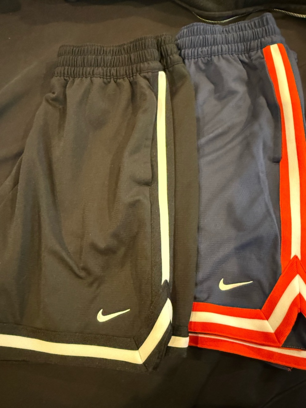 Nike DNA kids basketball  Black and Navy  Shorts with Contrast Trim